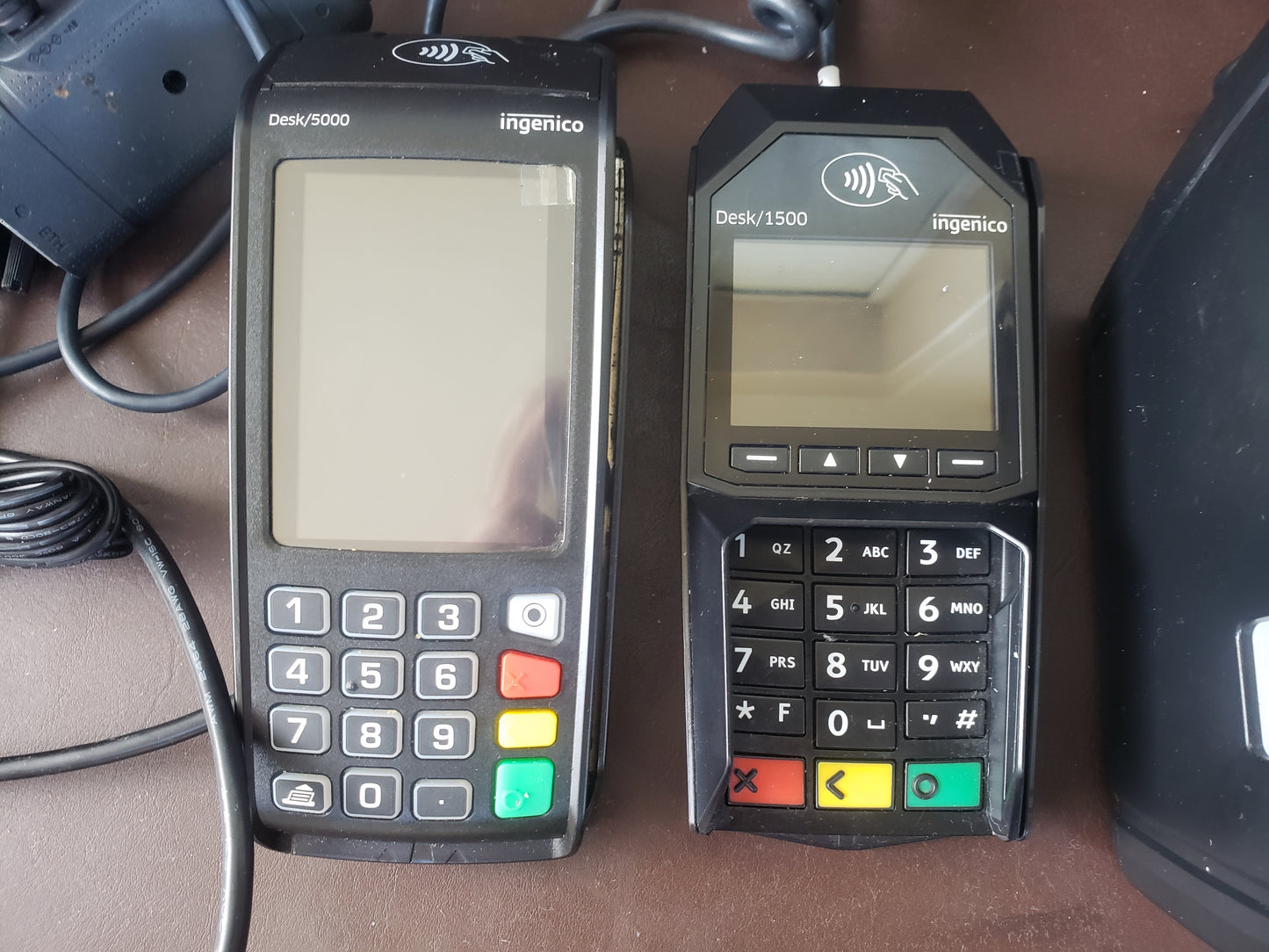 terminal de paiement CB / TPE INGENICO 5000 + Desk 1500 + Imprimante SEGA